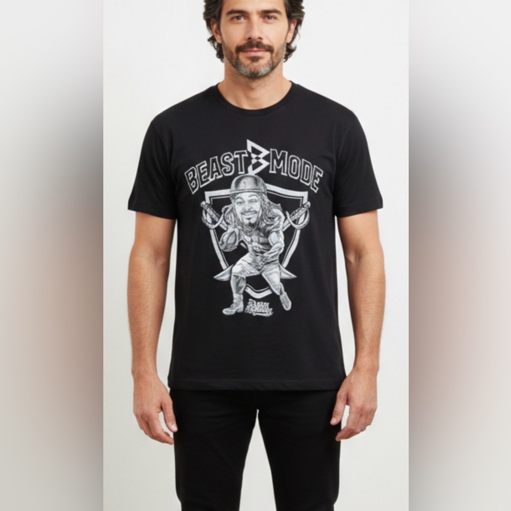 NWT Beast Mode Black Graphic T-Shirt size M